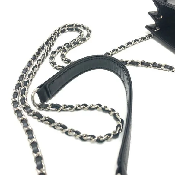 CHANEL Black Logo Shoulder Bag - Picture 12 of 16